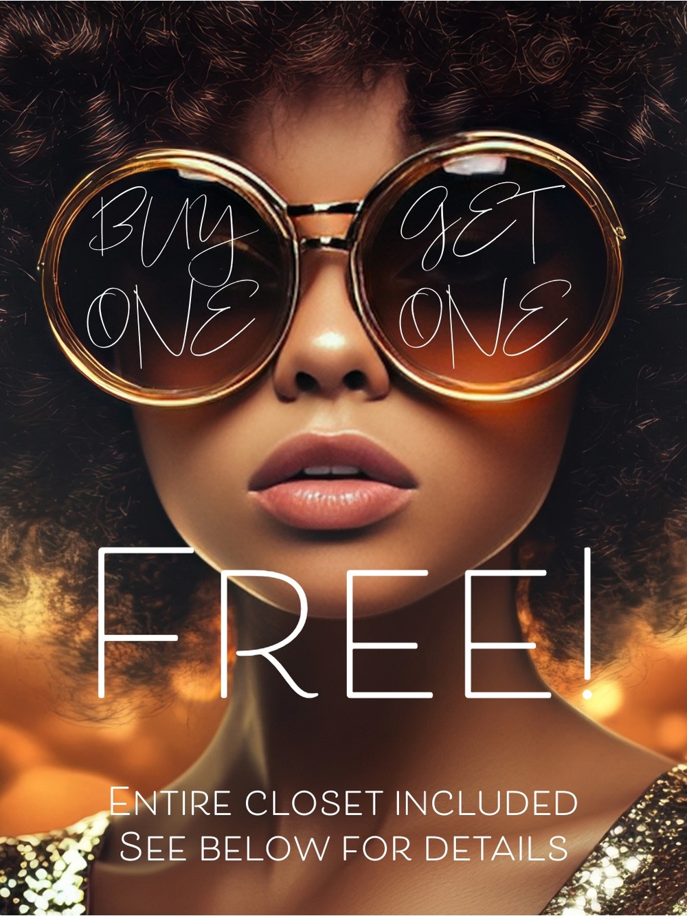 BUY ONE, GET ONE FREE!!!